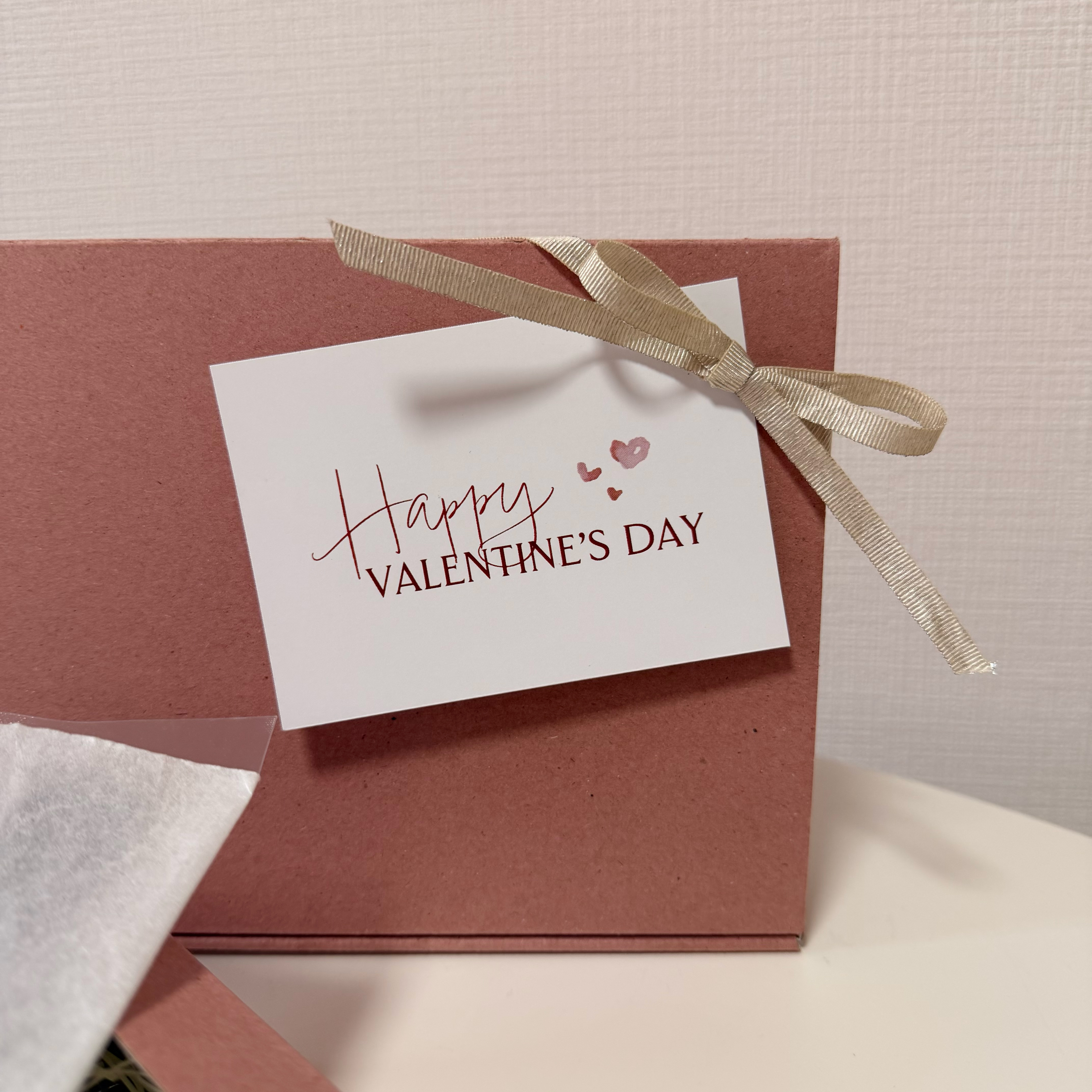バレンタイン限定　しぐれ煮　メッセージカード