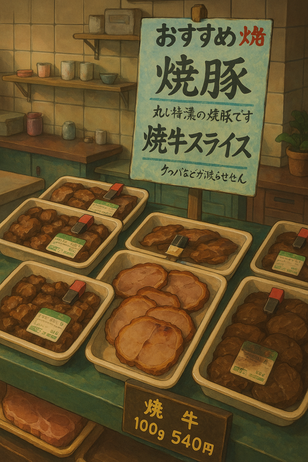 お惣菜　丸中本店　ジブリ風