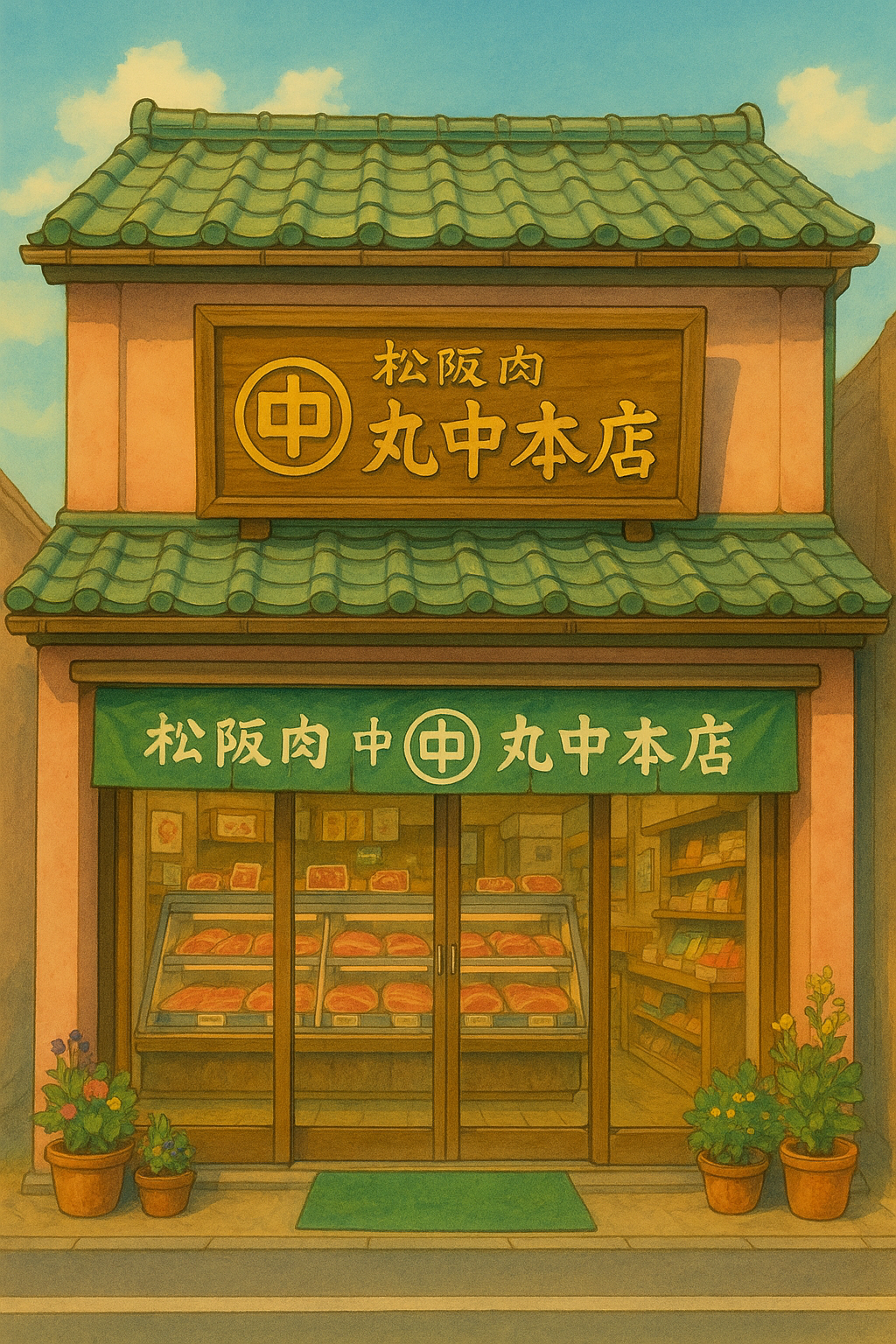 丸中本店　ジブリ風
