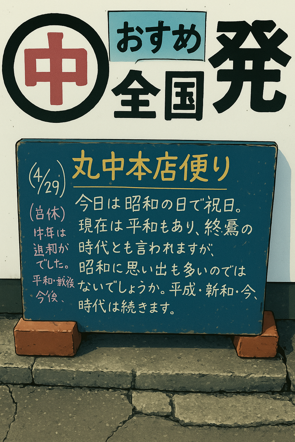 丸中本店便り