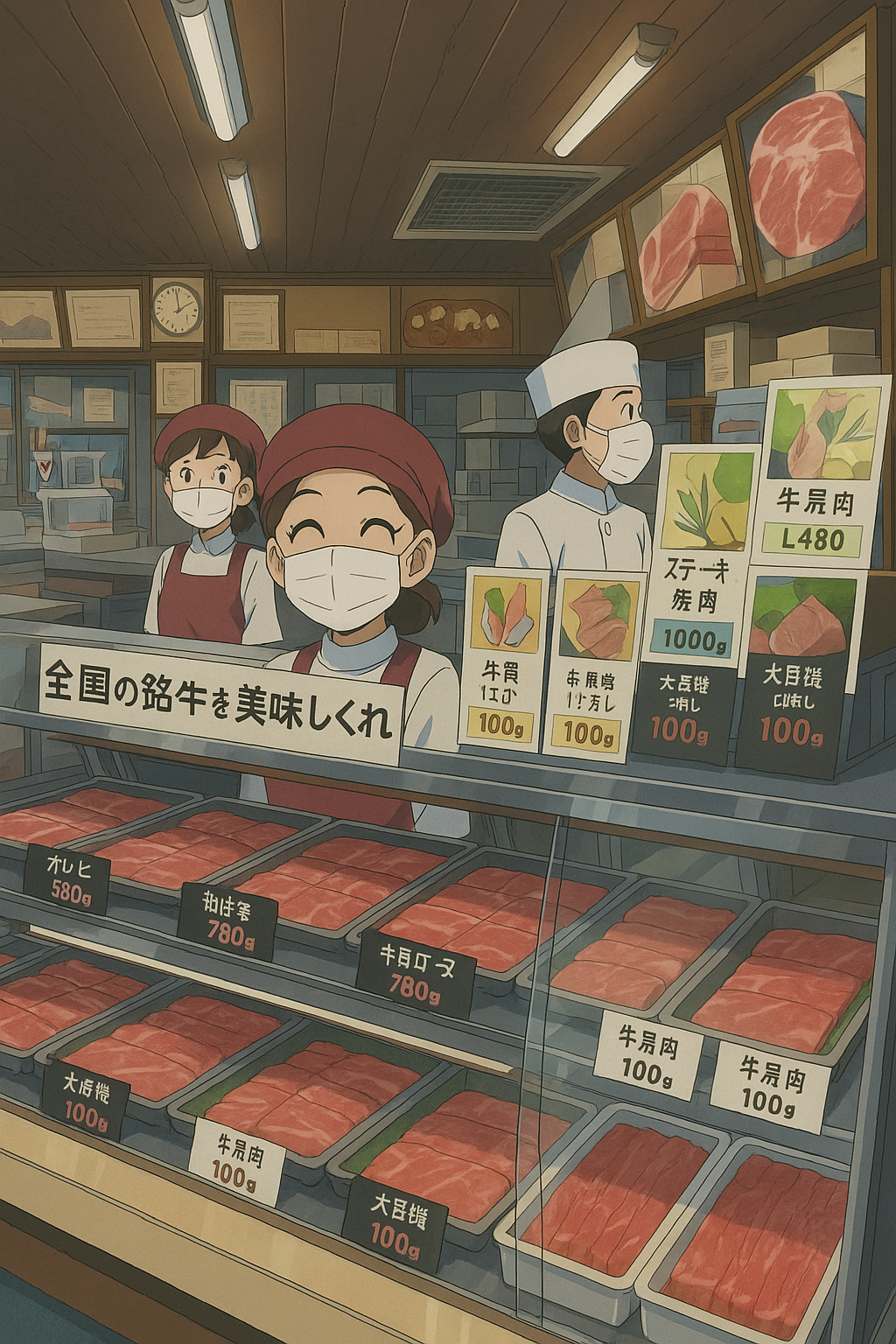 丸中本店　アニメ風