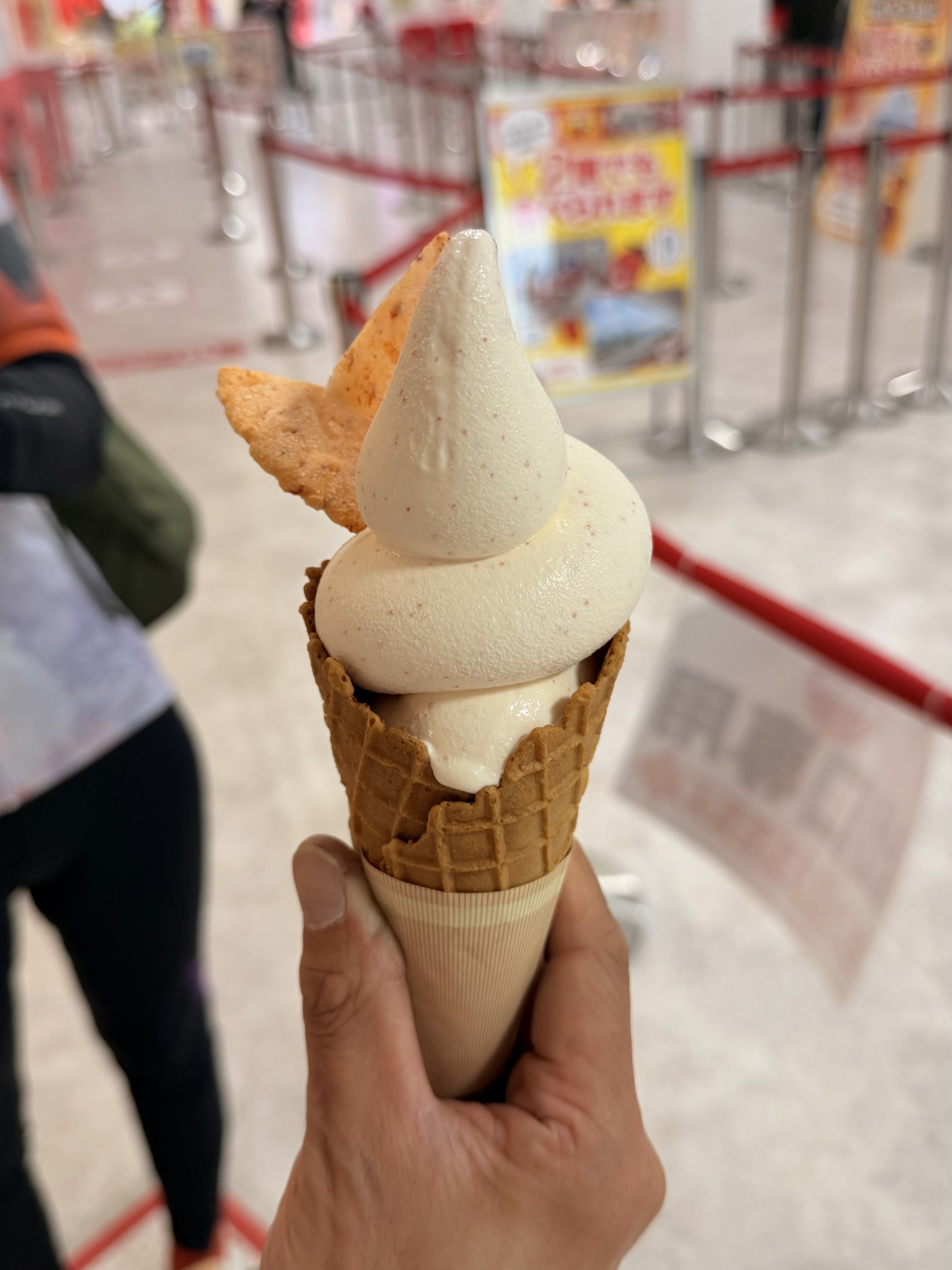 かねふくめんたいパーク　ソフトクリーム