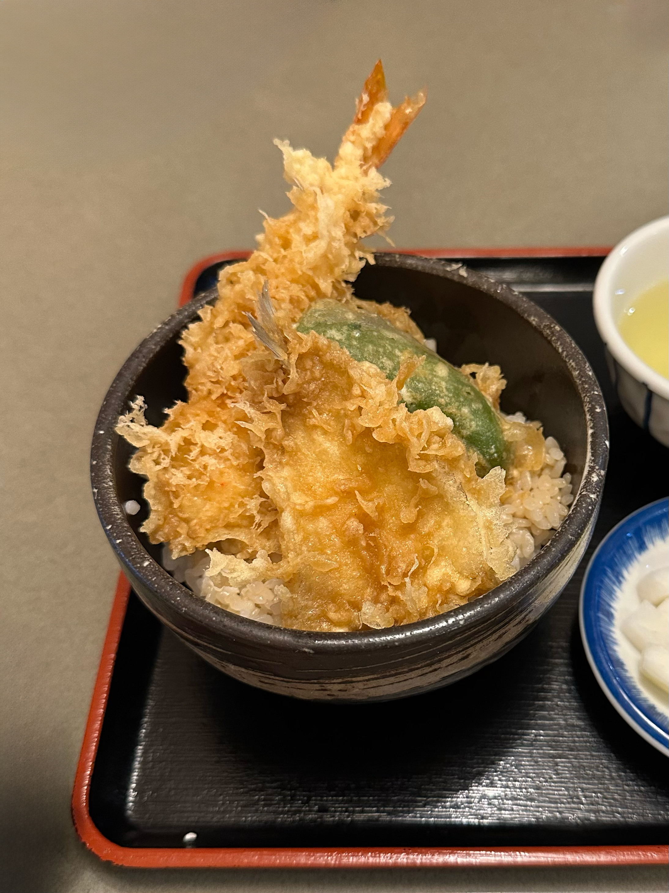 松阪市　更科　小天丼