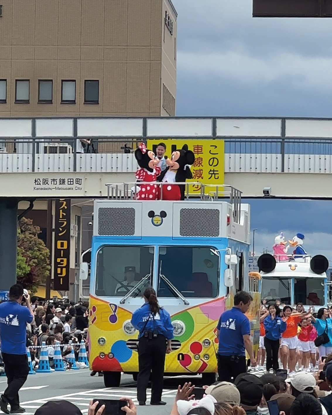 松阪市　スペシャルサンクスパレード　ミッキーミニー