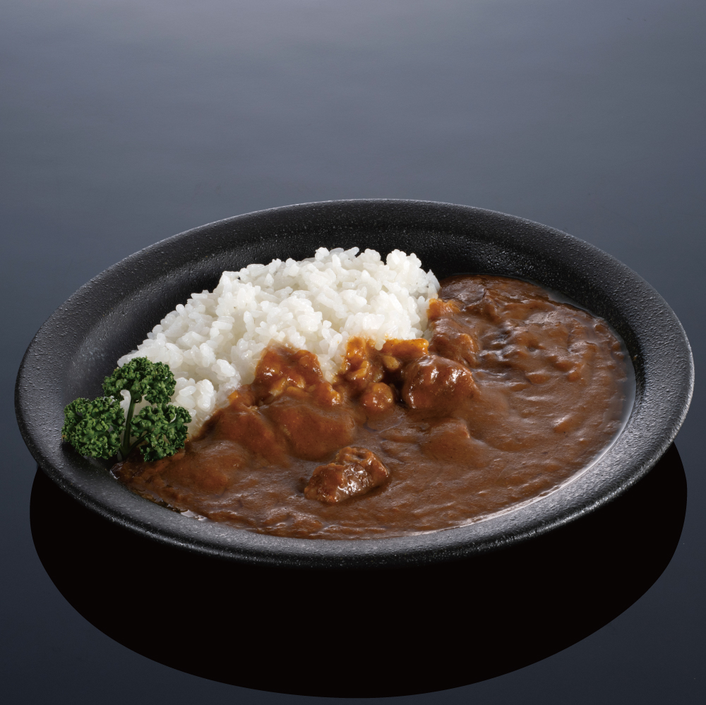 松阪牛ビーフカレー（レトルト）盛り付けイメージ