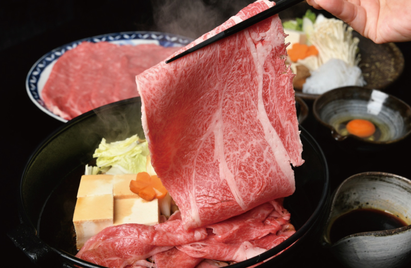 松阪牛のすき焼肉